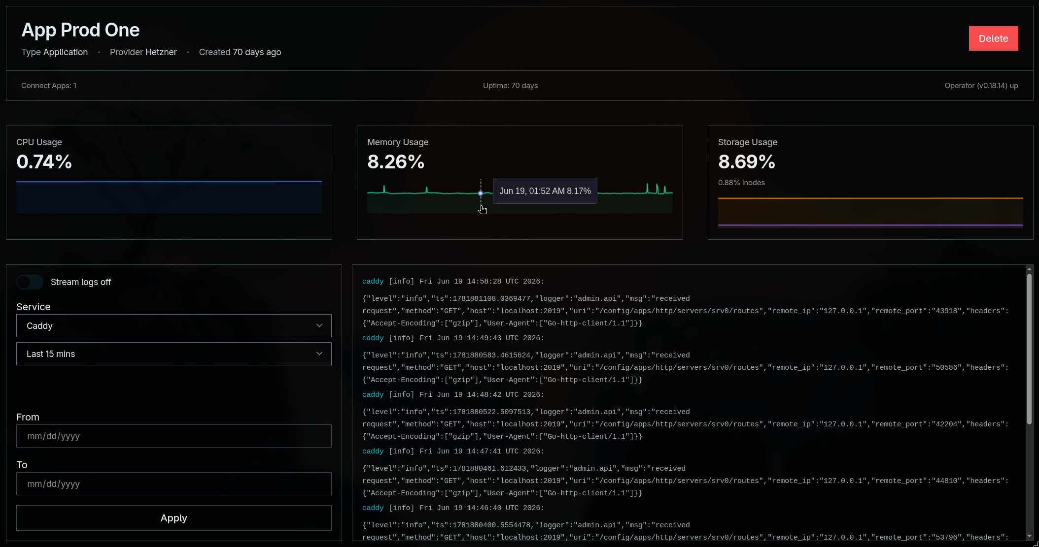 DeployCrate server overview